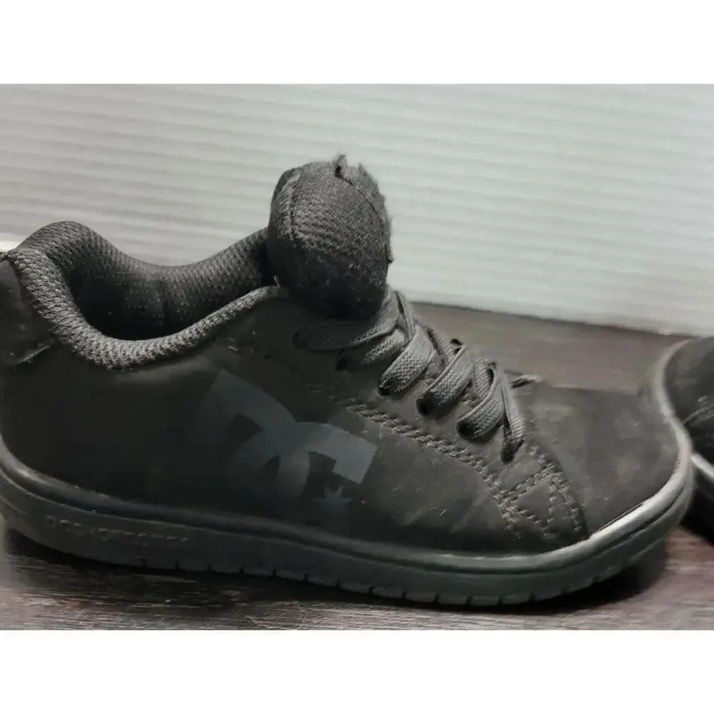 DC Athletic Kids Shoes Solid Black Size 12 Toddler Skater